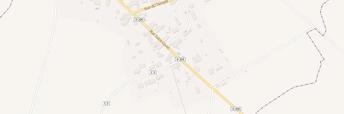Plan du 40 Rue Saint Gond à Châteaubleau
