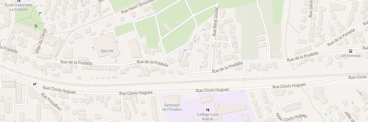 Plan du 115 Rue de la Pradelle à Clermont-Ferrand