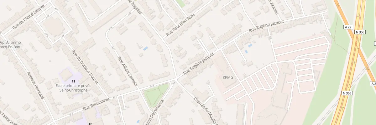 Plan du 3 Rue Eugène Jacquet à Marcq-en-Barœul