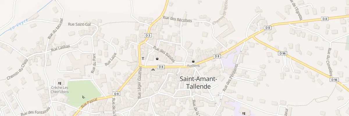 Plan du 21 Rue des Baisles à Saint-Amant-Tallende