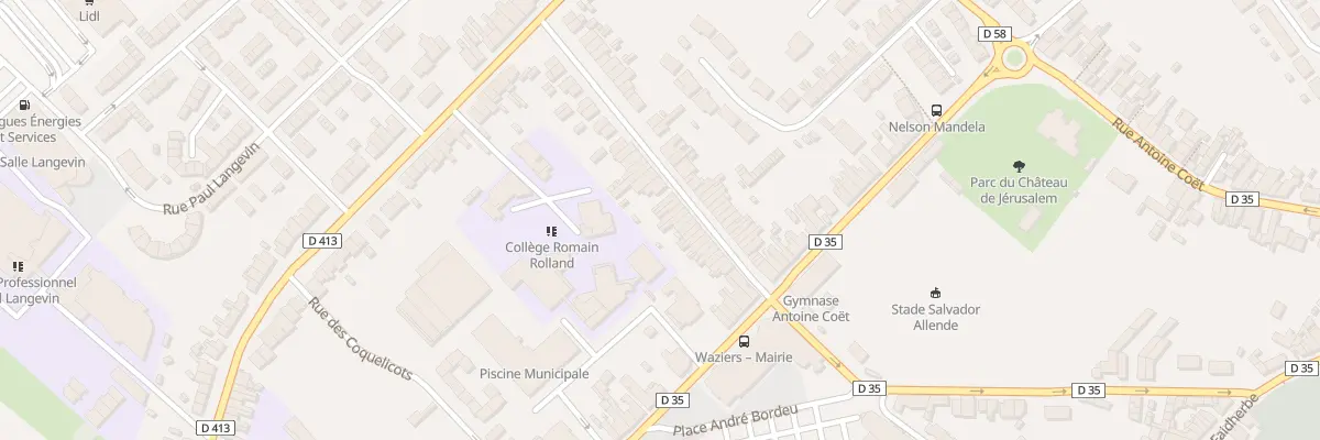 Plan du 25 Rue Gustave Deloeil à Waziers