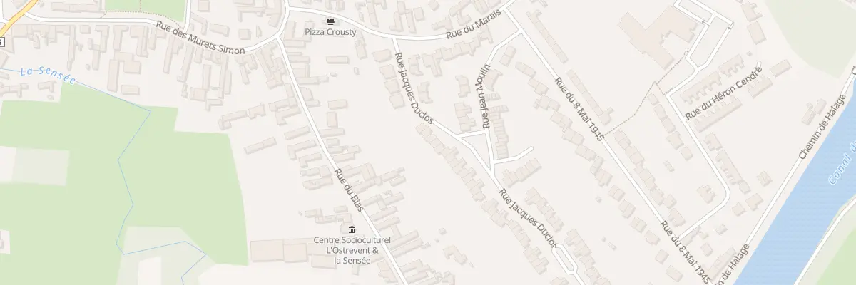 Plan du 22 Rue Jacques Duclos à Arleux