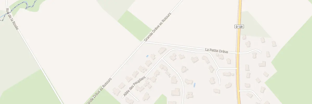 Plan du 226 All des Peupliers à Mérignies