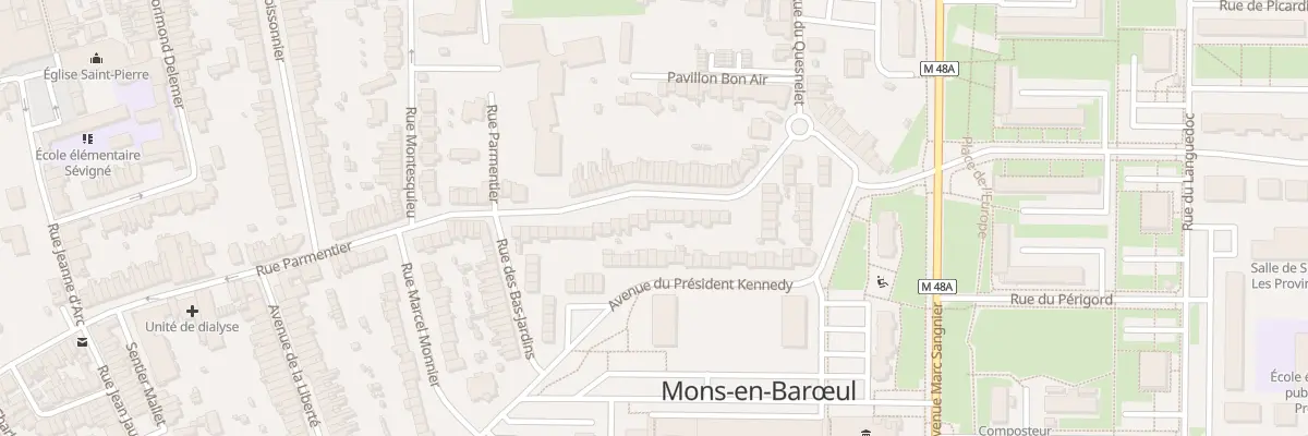 Plan du 114 Rue Parmentier à Mons-en-Barœul