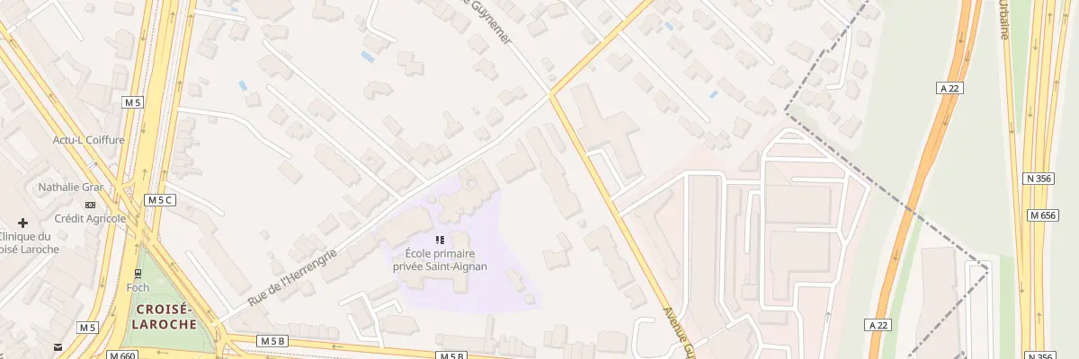 Plan du 22 Rue de l’Herrengrie à Marcq-en-Barœul