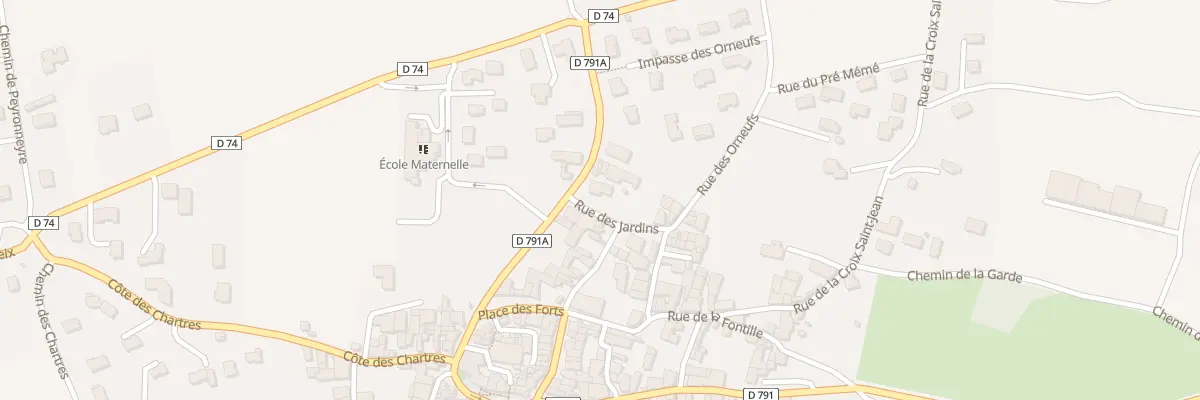 Plan du 8 Rue de l’Arbre Blanc à Saint-Sandoux