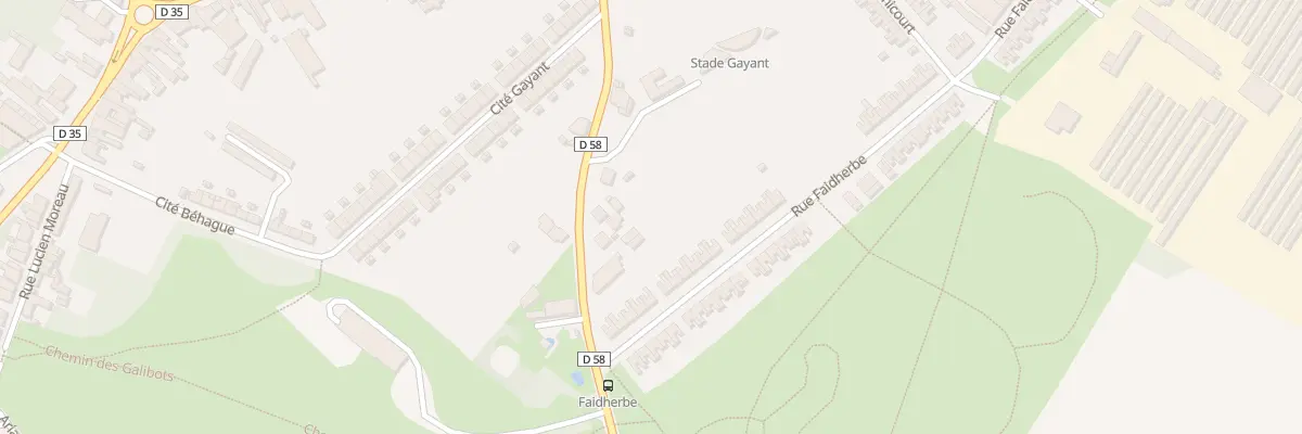 Plan du 45 Rue Célestin Dubois à Waziers