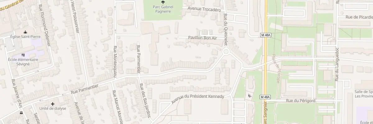 Plan du 121 Rue Parmentier à Mons-en-Barœul