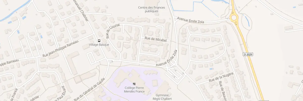Plan du 6 Imp du Couriat à Riom