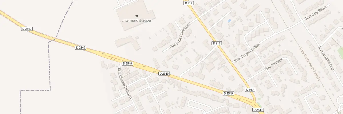 Plan du 17 Rue Jude Blanckaert à Pont-à-Marcq