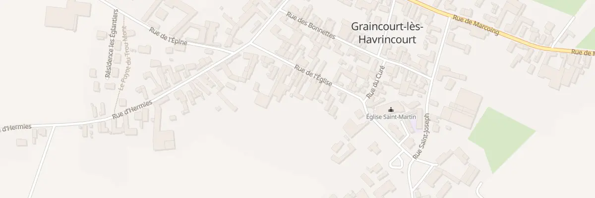 Plan du 15 Rue de l’Eglise à Graincourt-lès-Havrincourt
