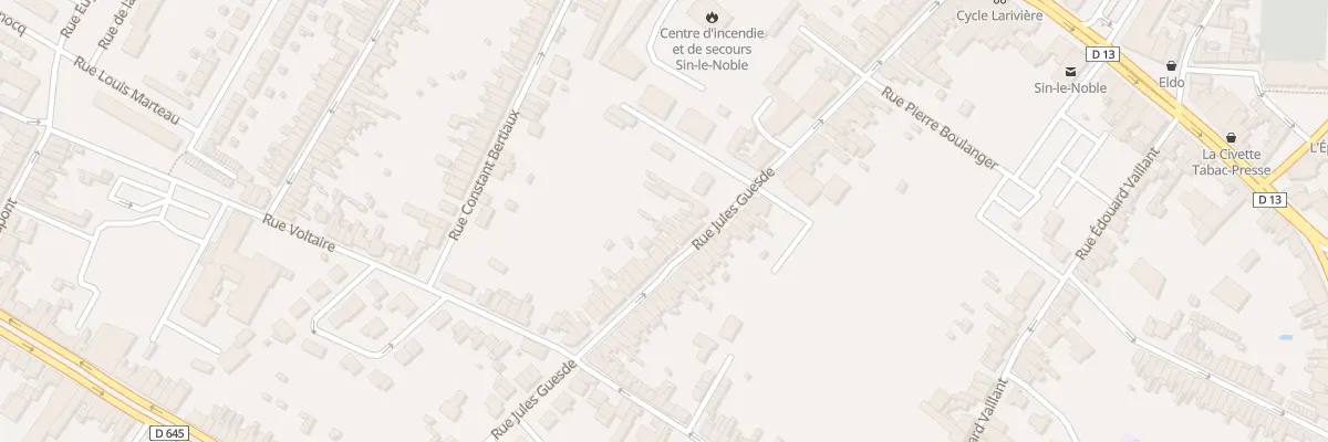 Plan du 264 Rue Jules Guesde à Sin-le-Noble