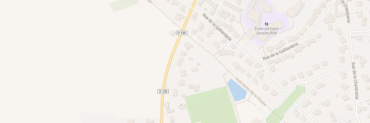 Plan du 67 Rue de la Rosière à Mérignies