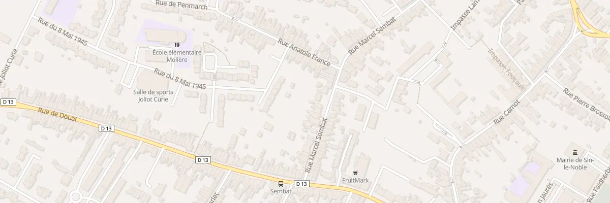 Plan du 115 Rue Marcel Sembat à Sin-le-Noble