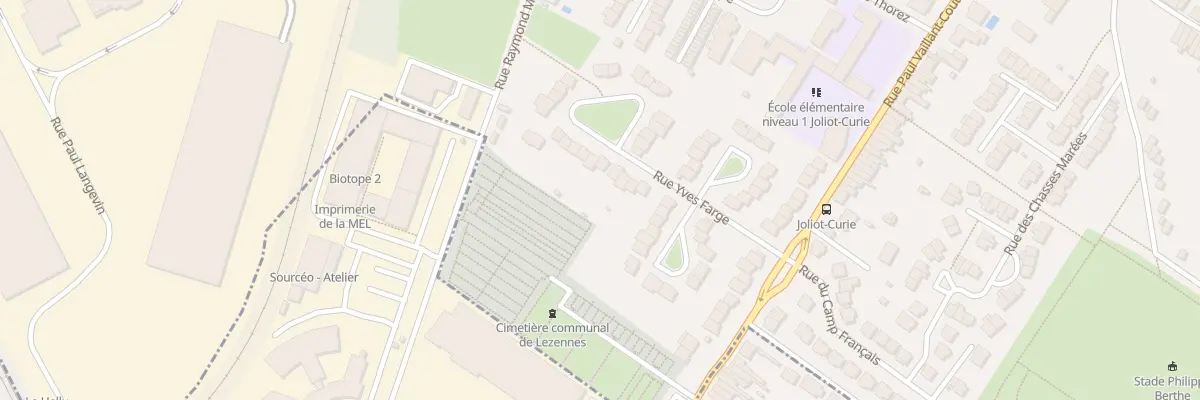 Plan du 35 Rue Yves Farge à Lezennes