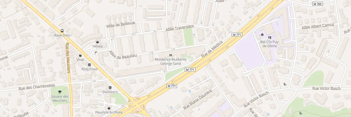 Plan du 11 Rue de Medicis à Clermont-Ferrand