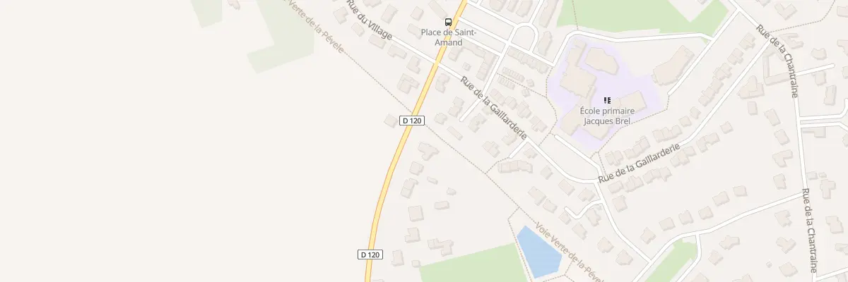 Plan du 29 Rue de la Rosière à Mérignies