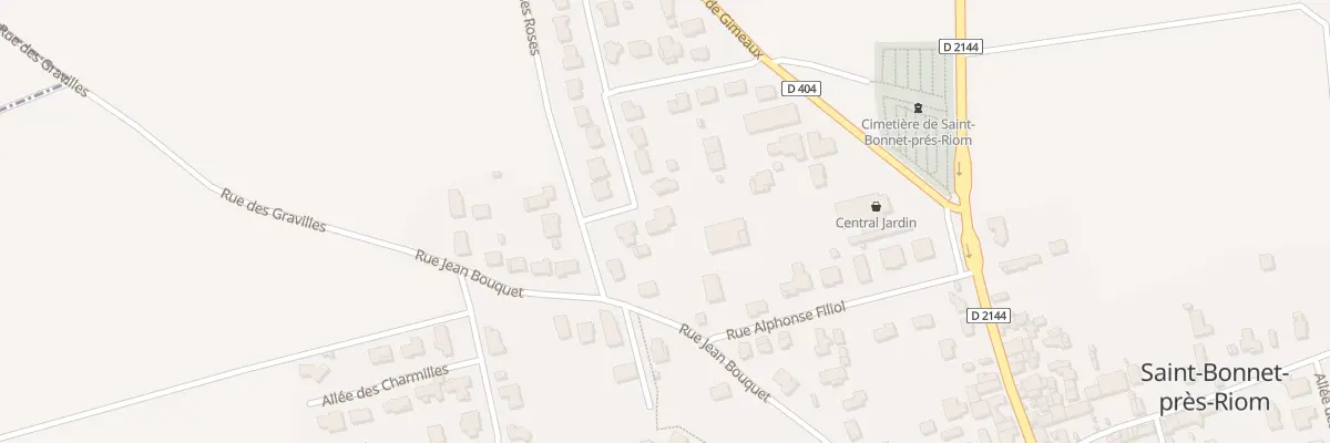 Plan du 18 Rue des Poiriers à Saint-Bonnet-près-Riom