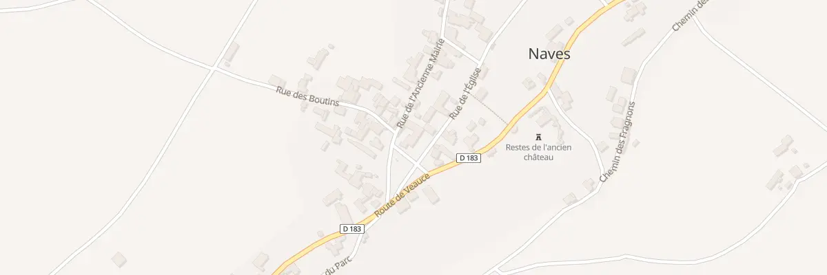 Plan du 2 Pl de la Conche à Naves