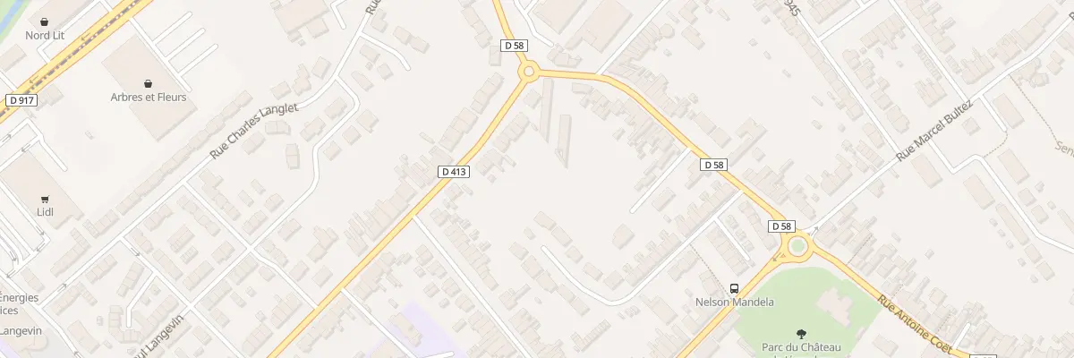 Plan du 11 Rue des Freres Martel à Waziers