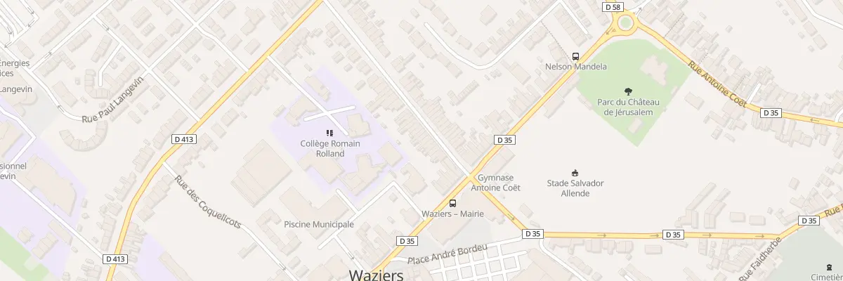 Plan du 13 Rue Gustave Deloeil à Waziers