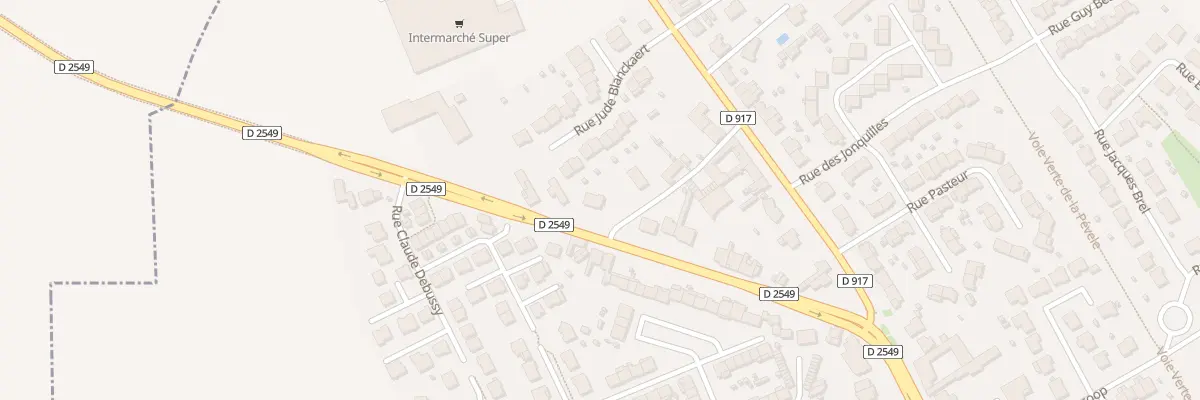 Plan du 21 Rue d’Avelin à Pont-à-Marcq