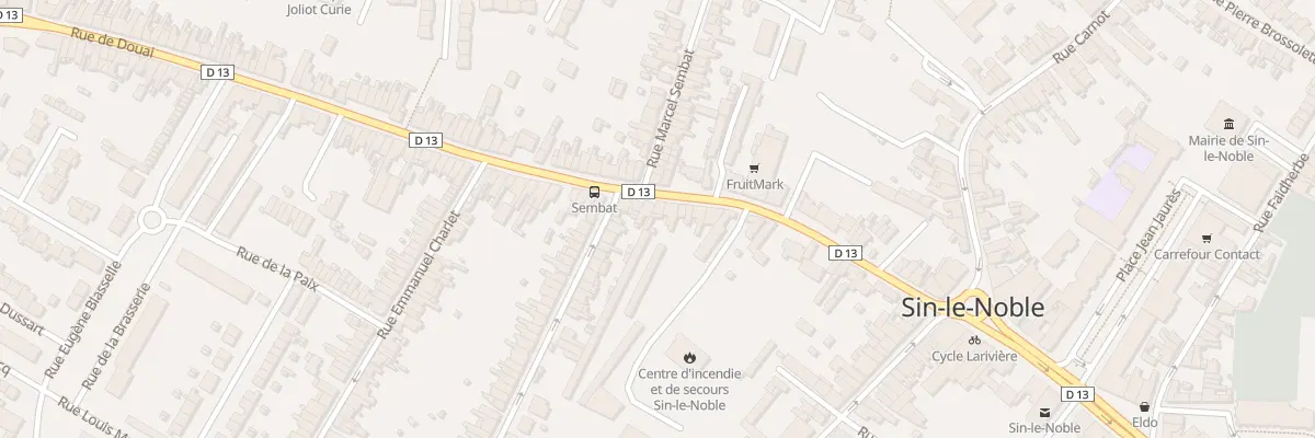 Plan du 209 Rue de Douai à Sin-le-Noble