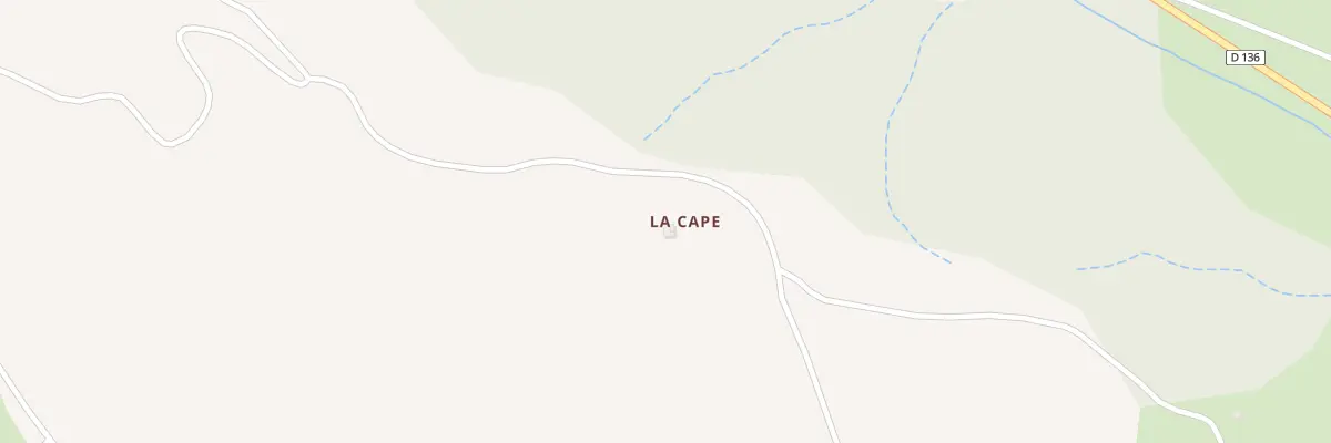 Plan du 5261 La Cape à Saint-Nazaire-de-Ladarez