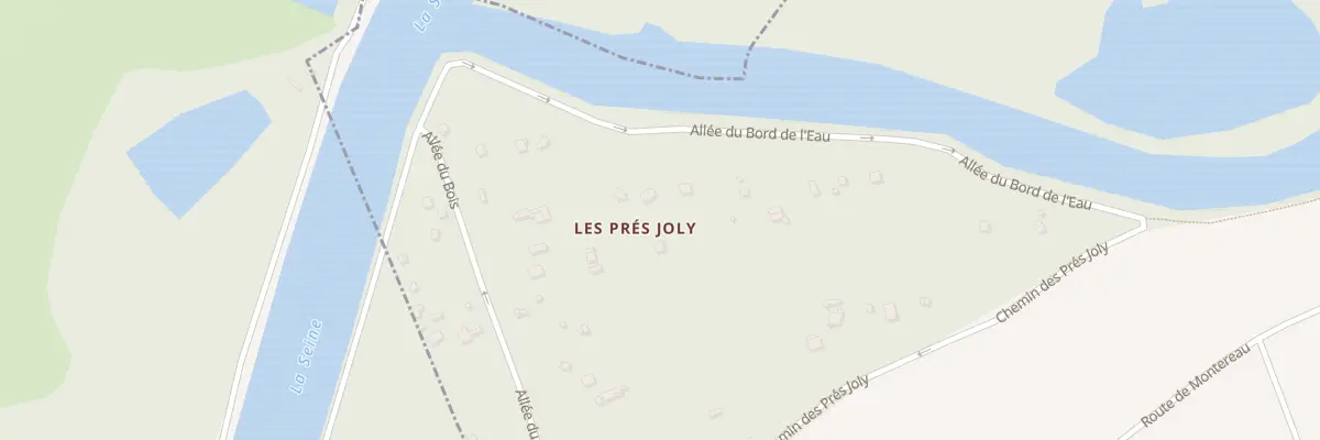 Plan du 9 Les Pres Joly à Gravon