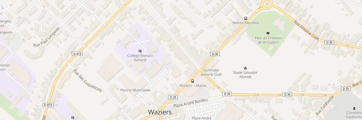 Plan du 7 Rue Gustave Deloeil à Waziers