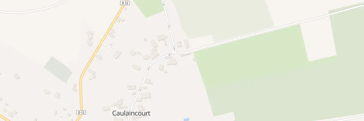 Plan du 12 Rue du Boulanger à Caulaincourt