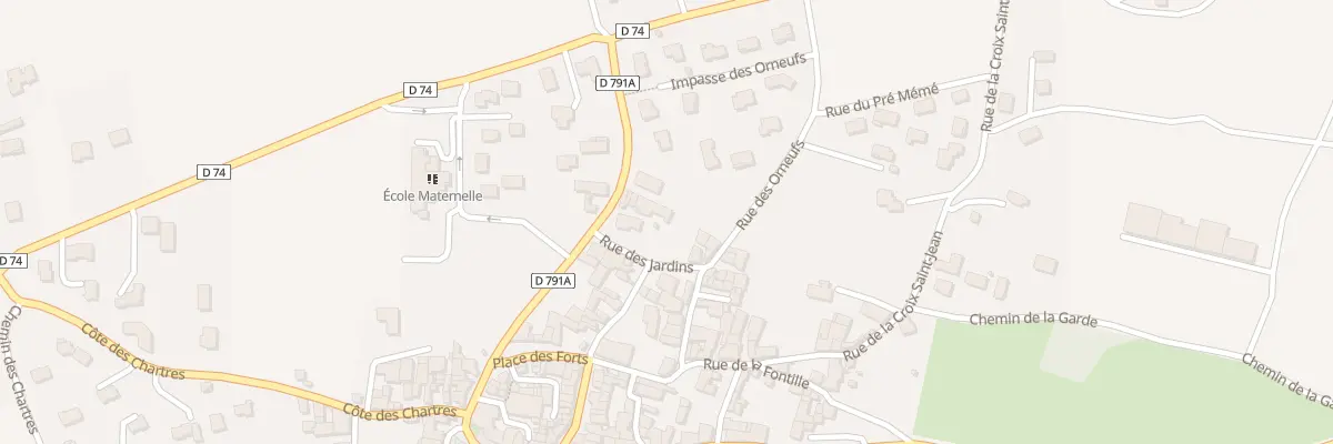 Plan du 10 Rue de l’Arbre Blanc à Saint-Sandoux