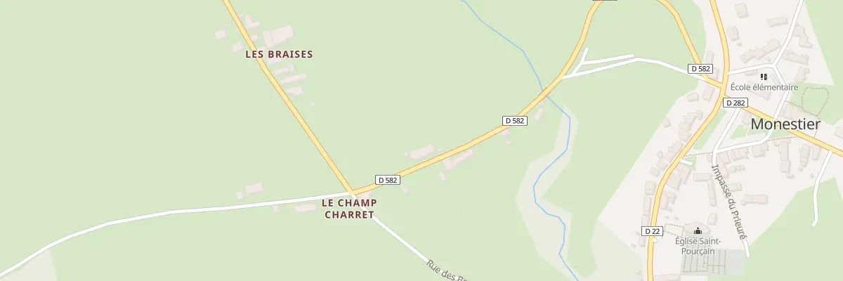 Plan du 4 Rue du Champ Charret à Monestier