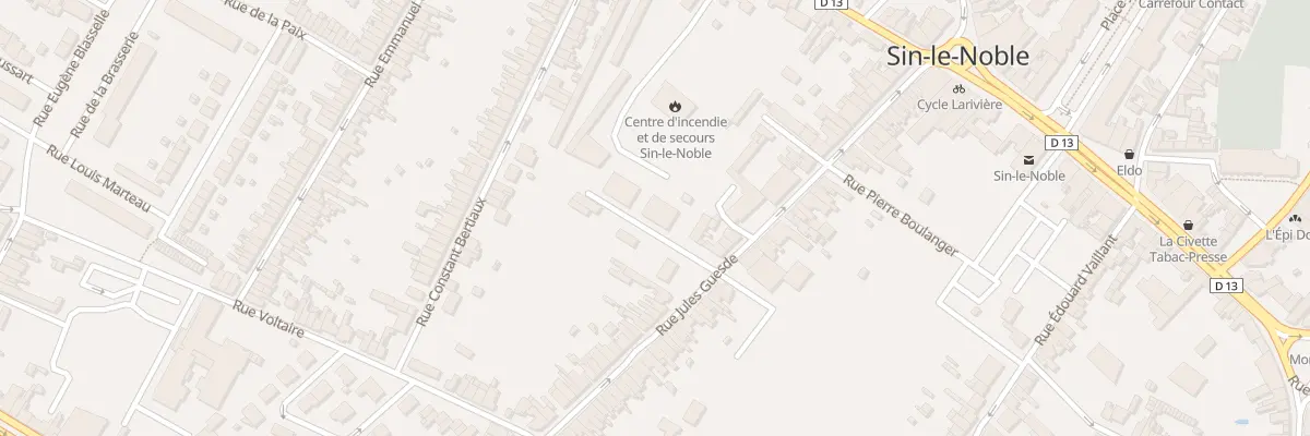 Plan du 208 Rue Jules Guesde à Sin-le-Noble