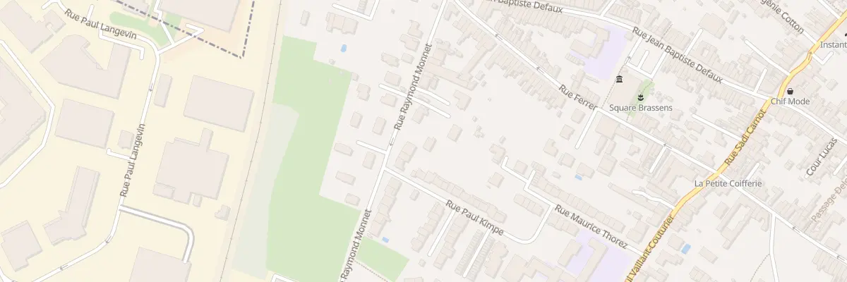 Plan du 22 Rue Raymond Monnet à Lezennes