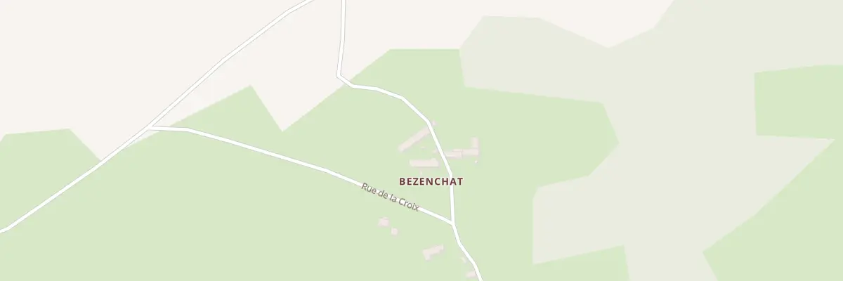 Plan du 9 Bezenchat à Fridefont