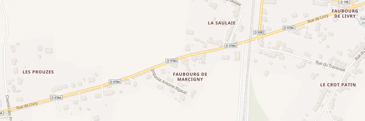 Plan du 33 Rue de Livry à Saint-Pierre-le-Moûtier
