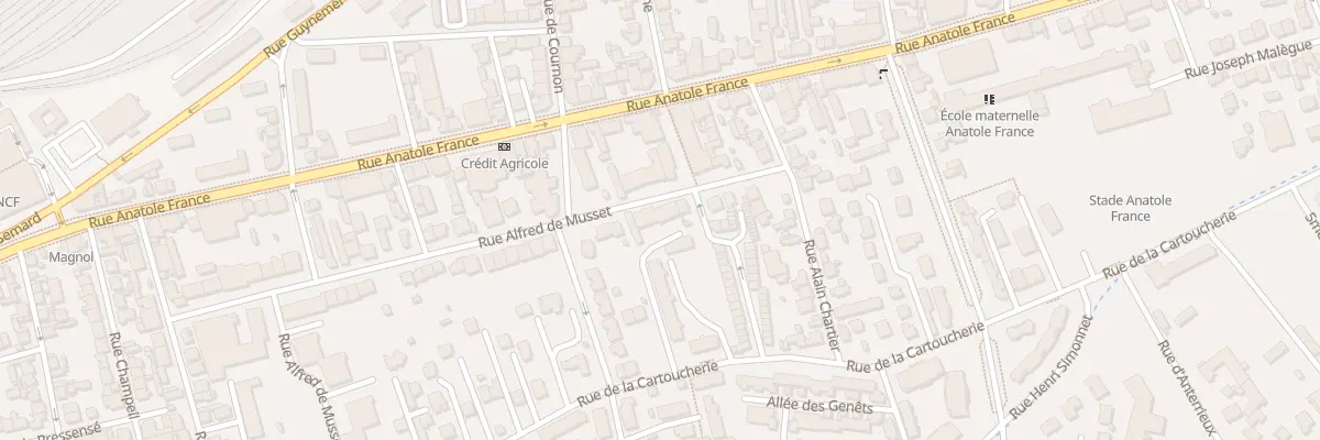 Plan du 68 Rue Alfred de Musset à Clermont-Ferrand