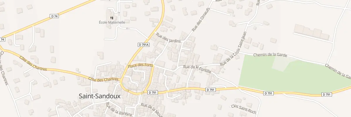 Plan du 5 Rue des Orneufs à Saint-Sandoux