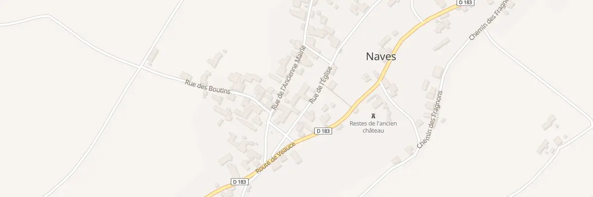 Plan du 16 Rue de l’Eglise à Naves