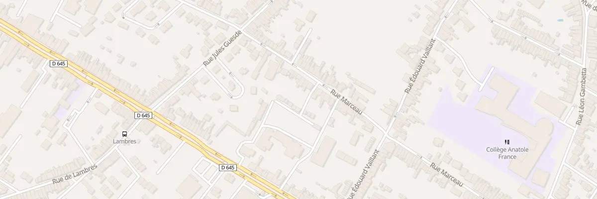 Plan du 409 Rue Marceau à Sin-le-Noble