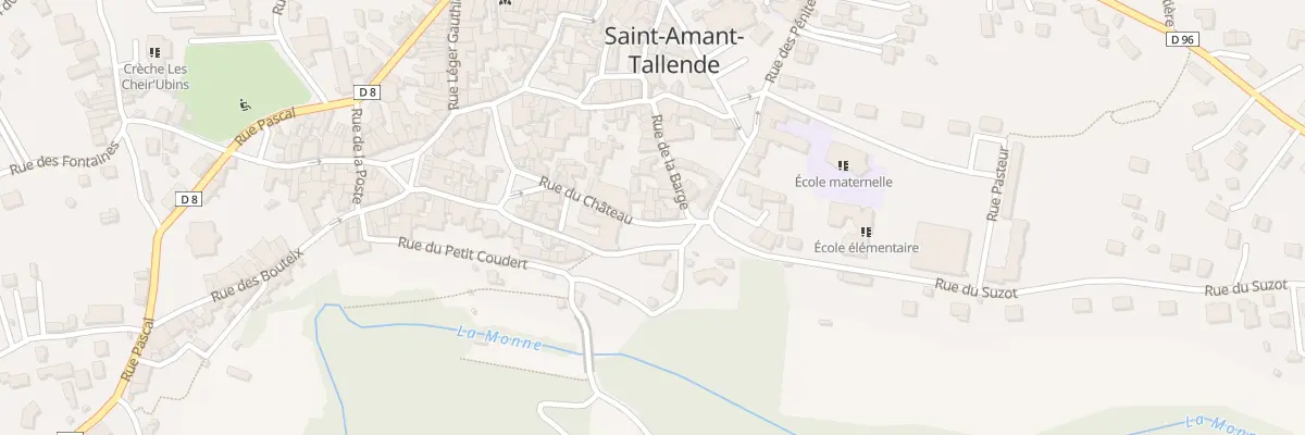 Plan du 19 Rue du Château à Saint-Amant-Tallende