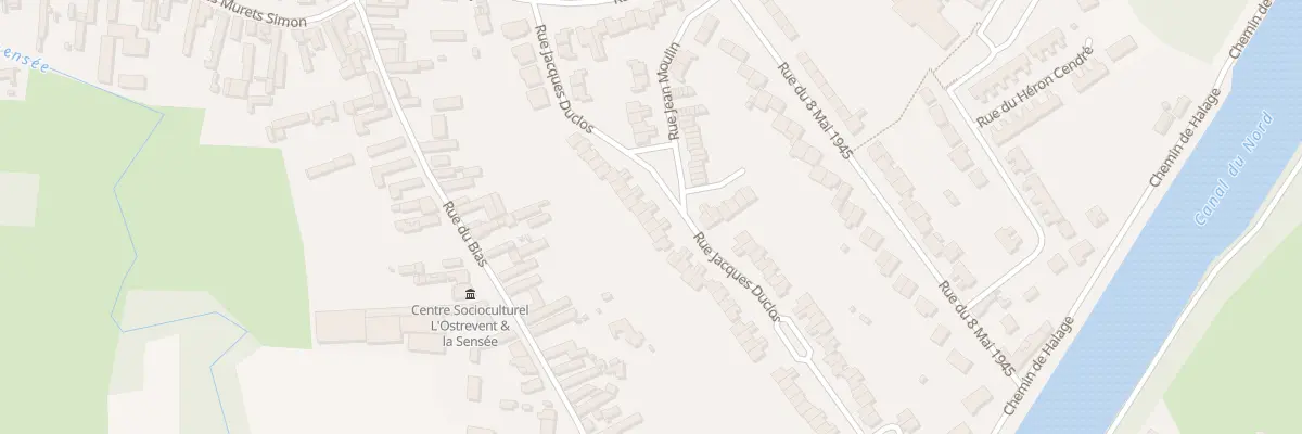 Plan du 38 Rue Jacques Duclos à Arleux