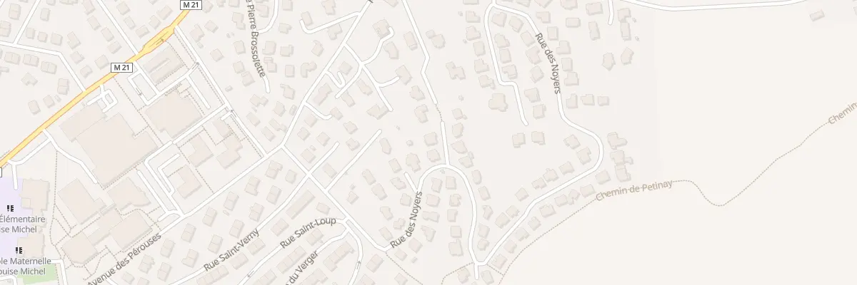 Plan du 25 Rue des Noyers à Romagnat