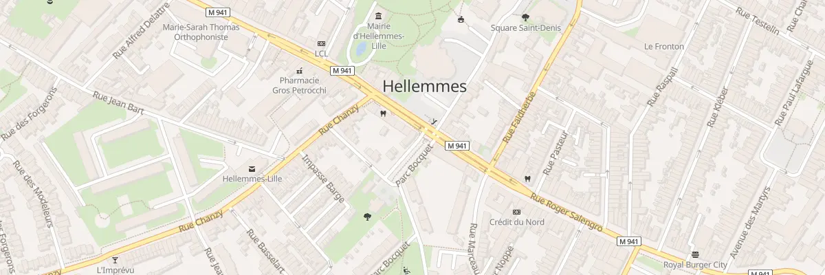 Plan du 174 Rue Roger Salengro à Lille