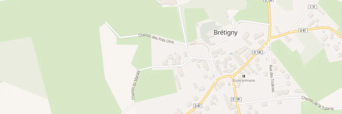 Plan du 54 Che du Marais à Brétigny