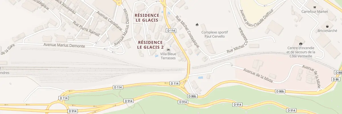Plan du 24B Rte de Banyuls Ouest à Port-Vendres