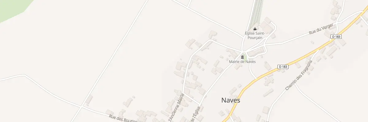Plan du 8 Rue de l’Ancienne Mairie à Naves