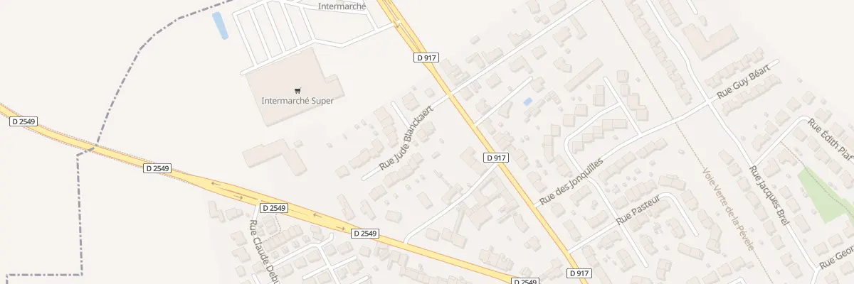 Plan du 3 Rue Jude Blanckaert à Pont-à-Marcq