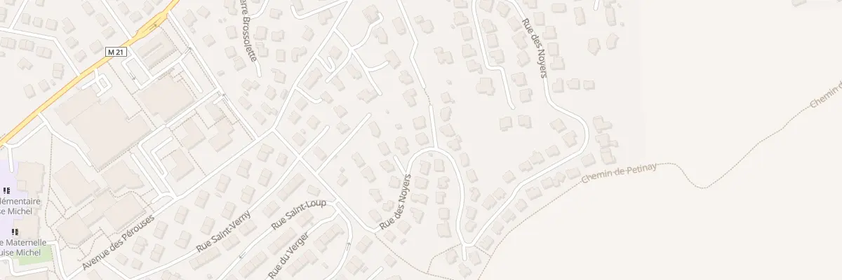 Plan du 23 Rue des Noyers à Romagnat